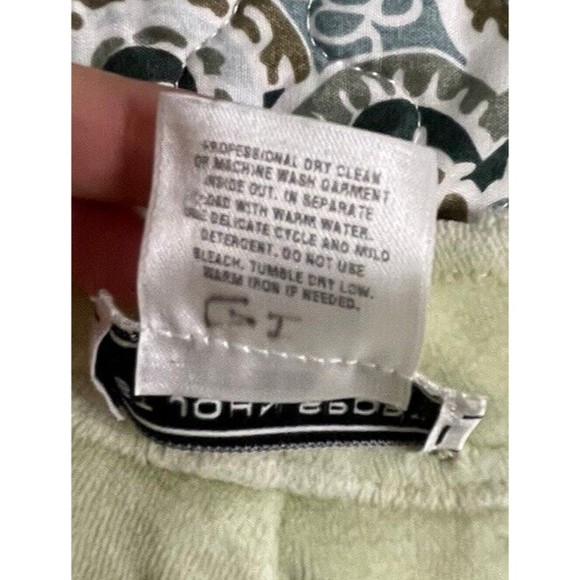 St. John Sport by‎ Marie Gray Size 4 Velour Velvet Spring Green Pants Vintage - Picture 12 of 15